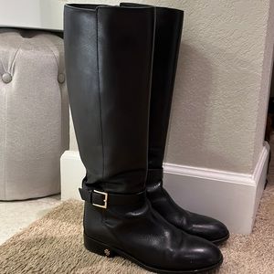 Tory Burch Brooke High Knee Boot - black